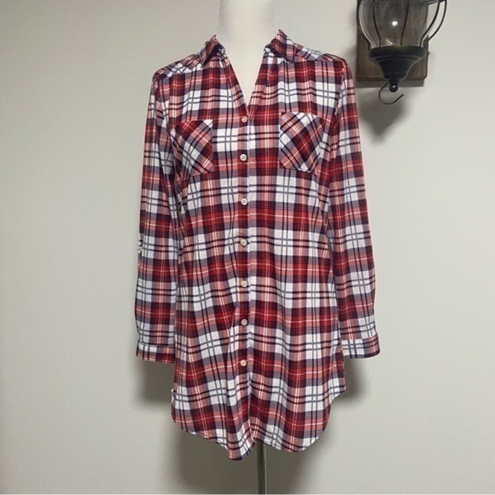 Forever 21 Plaid Shirt Dress
